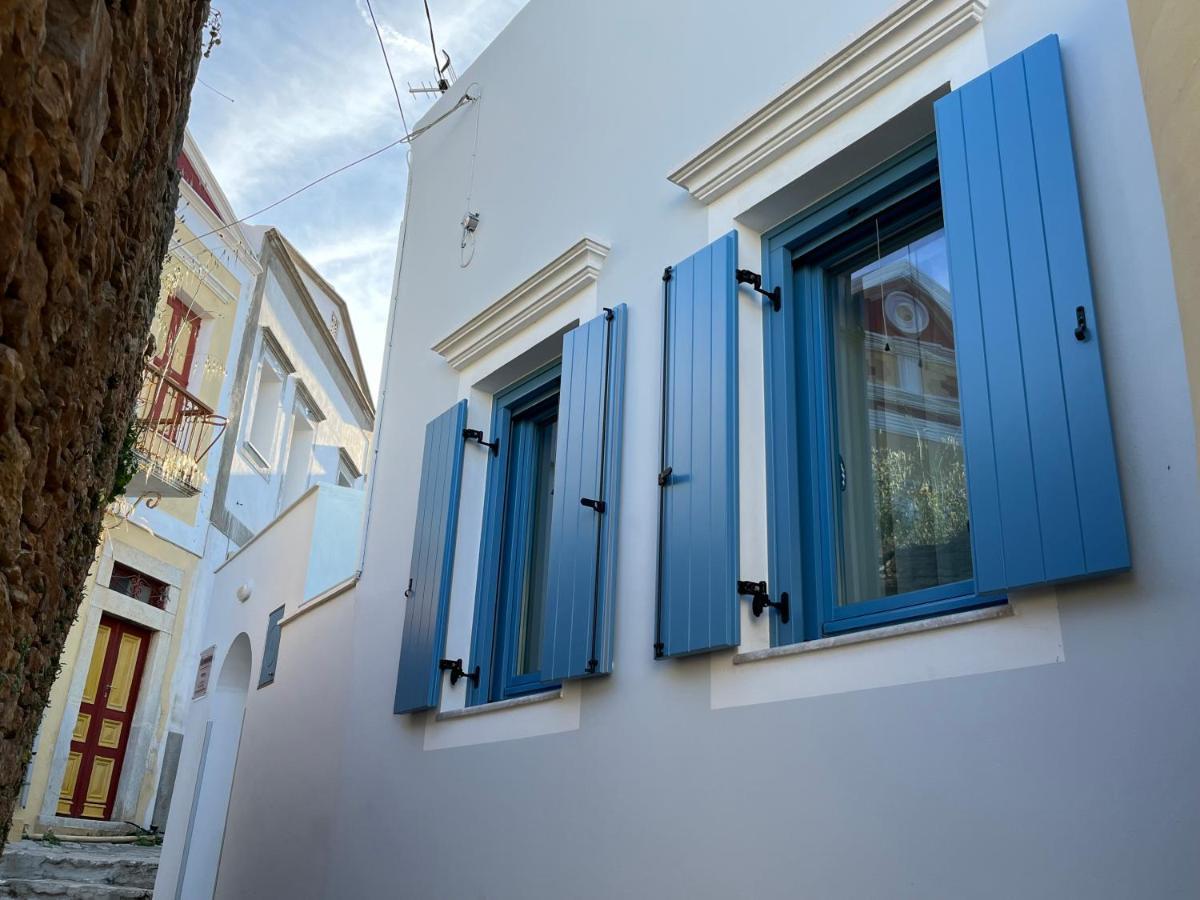 Aleminas Rooms Simi Dış mekan fotoğraf