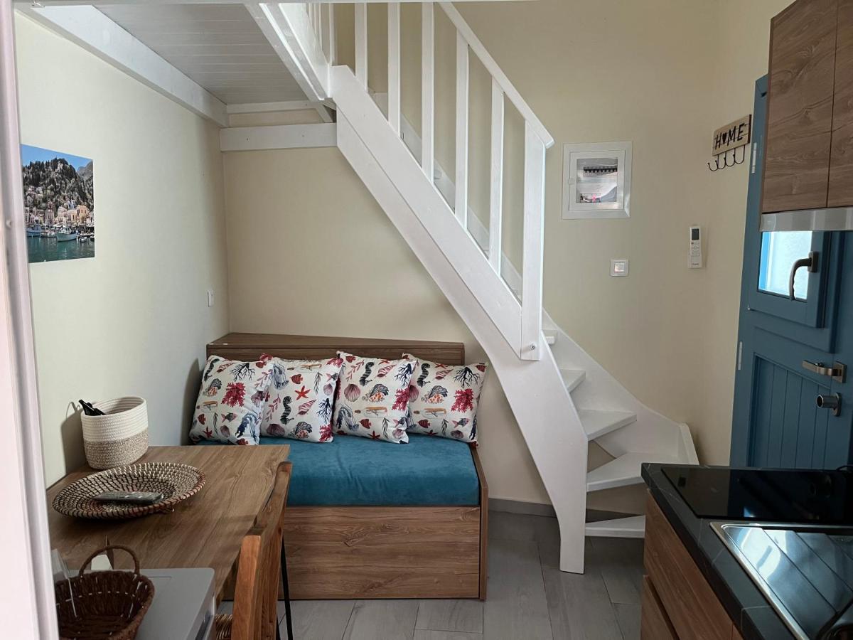 Aleminas Rooms Simi Dış mekan fotoğraf