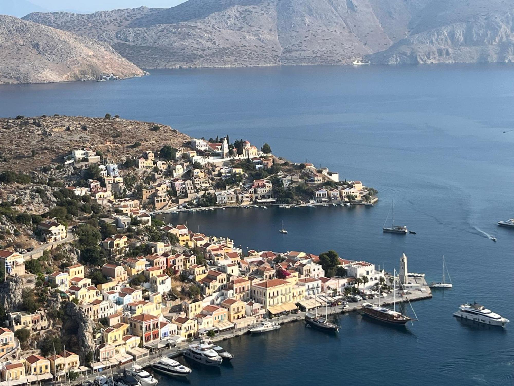 Aleminas Rooms Simi Dış mekan fotoğraf